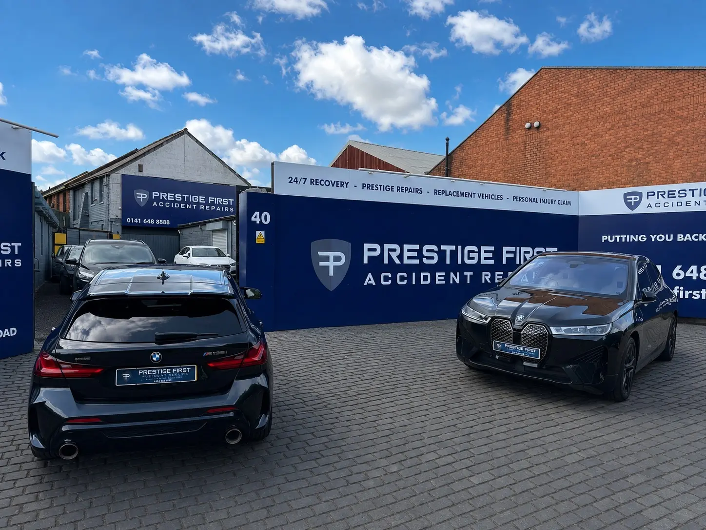 Prestige First Accident Repairs premises at 40 Darnley Street Glasgow